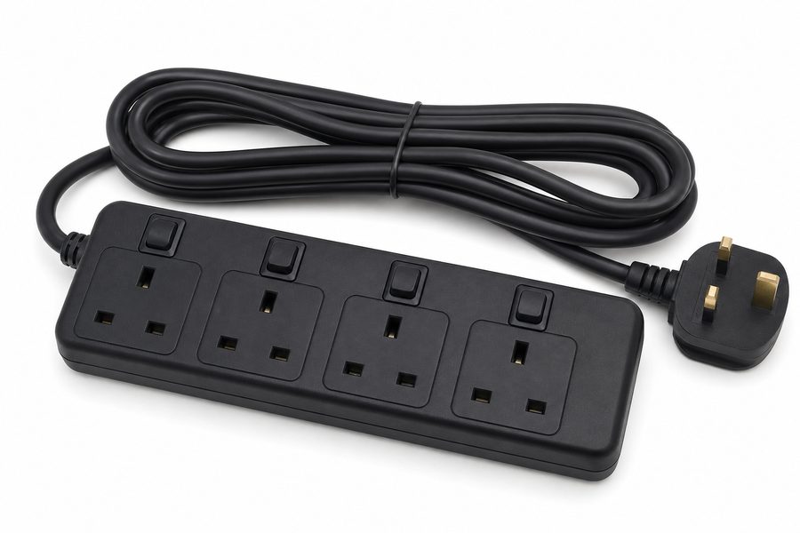 10 metre 4 way extension cable