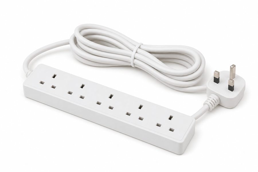 5 metre 5 way extension cable