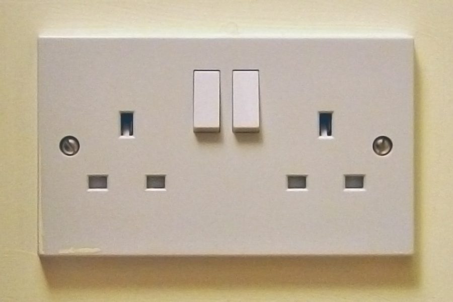 Double electrical socket